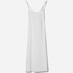 EVERLANE The Japanese GoWeave Cross-Back
Slip Dress